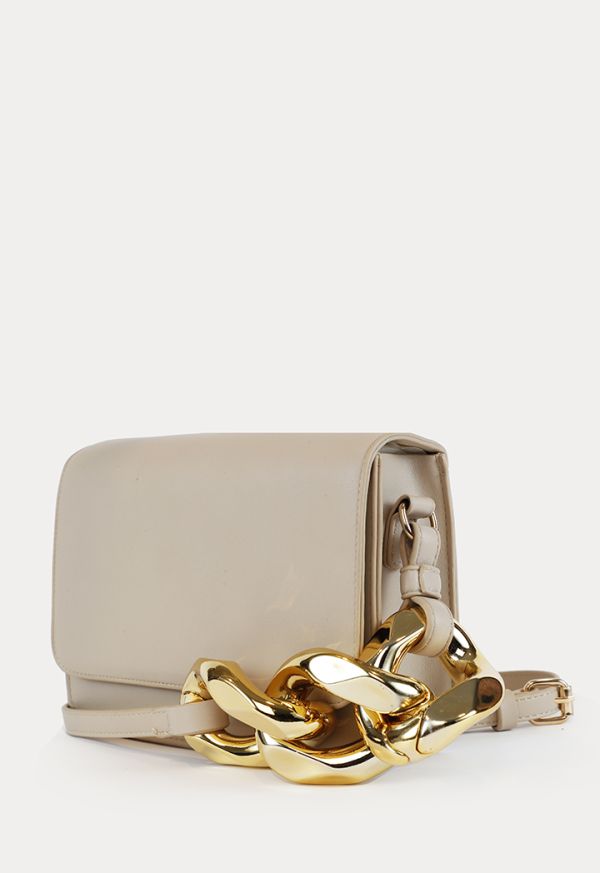 Flap Closure Solid PU Leather Satchel Bag Sale