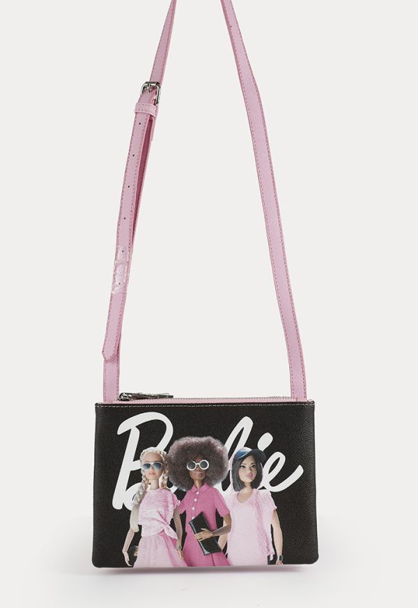 Pink Barbie inspired puff bag-4559