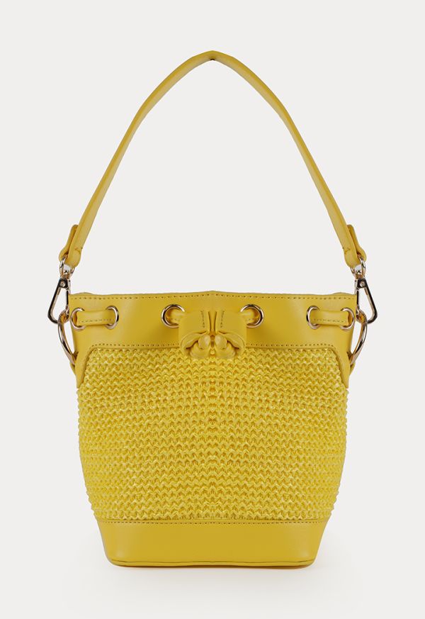 Leather bucket bag sale hot sale
