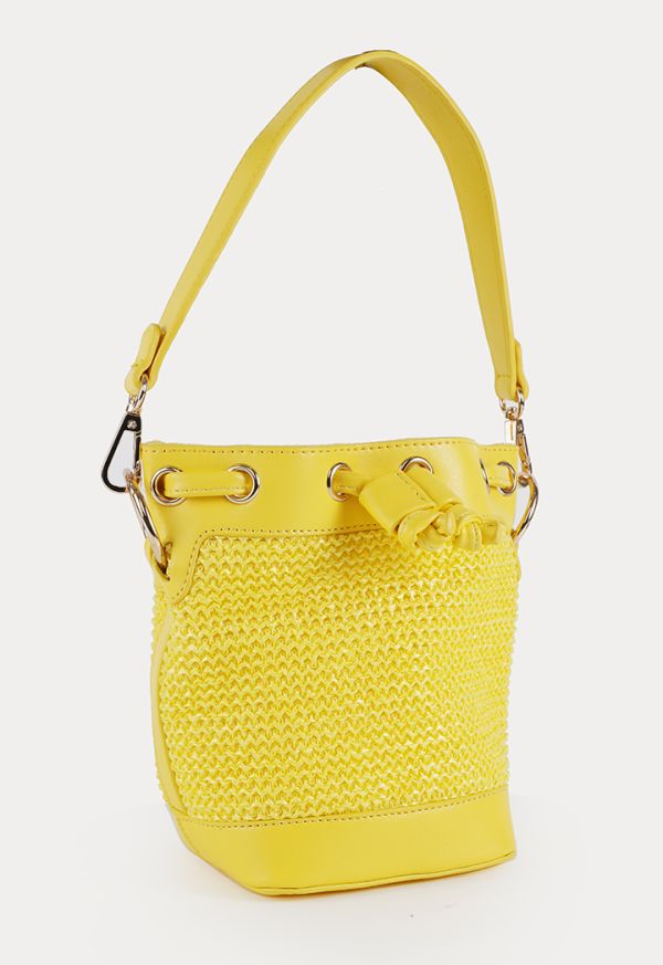 Leather bucket bag sale outlet