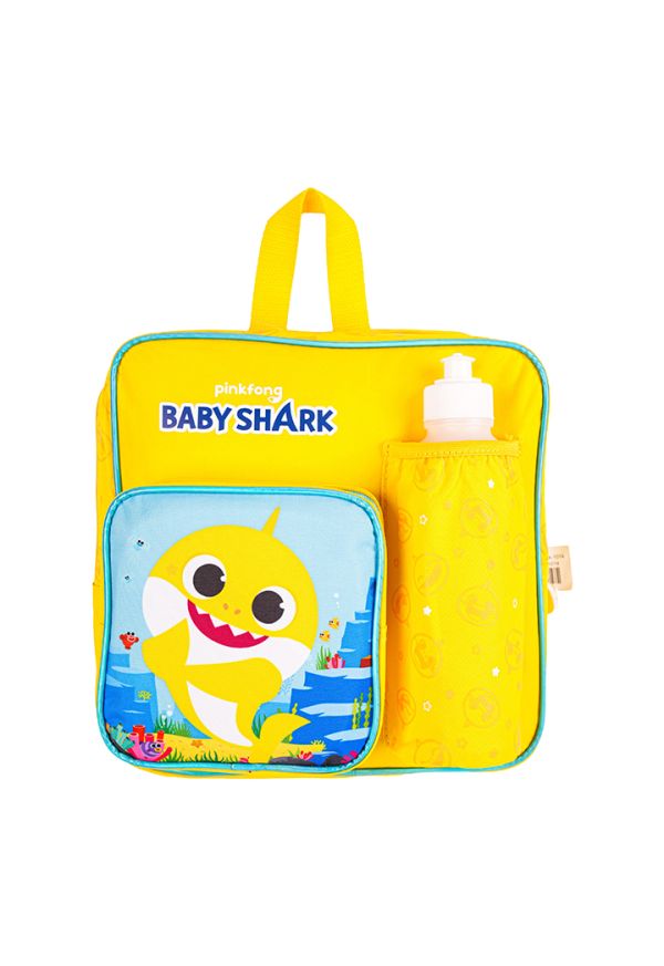Baby Shark Yellow Backpack With Accessories