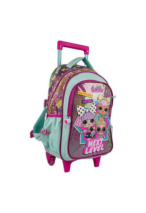 LOL Glitter Trolley Bag 16 Inch