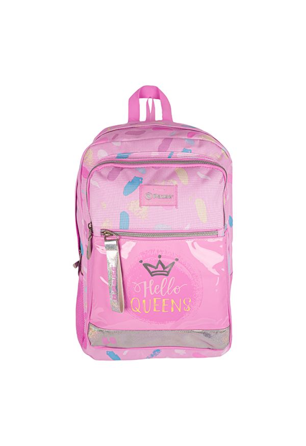 Pause Queen Backpack 17.5 Inch With Pencil Case