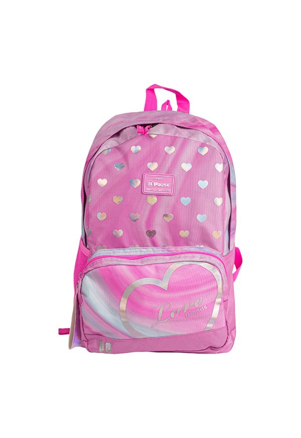 Pause Marble Backpack 17 Inch With Pencil Case