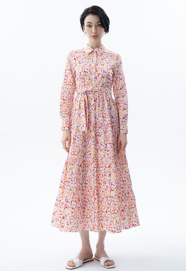 Maxi Printed Multi Color Dress -Sale