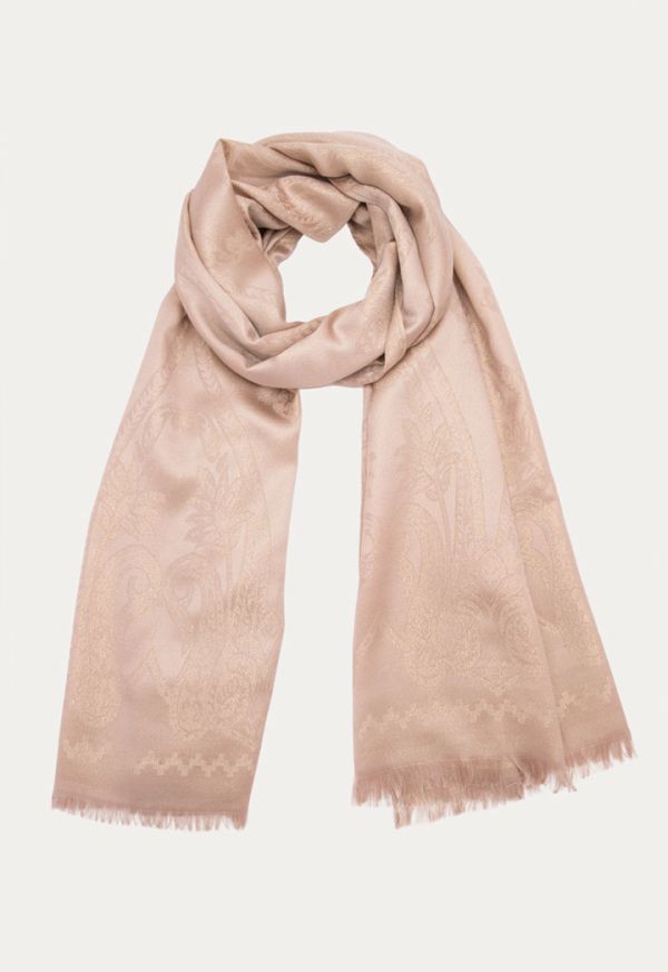 Fringes Faded Prints Scarf