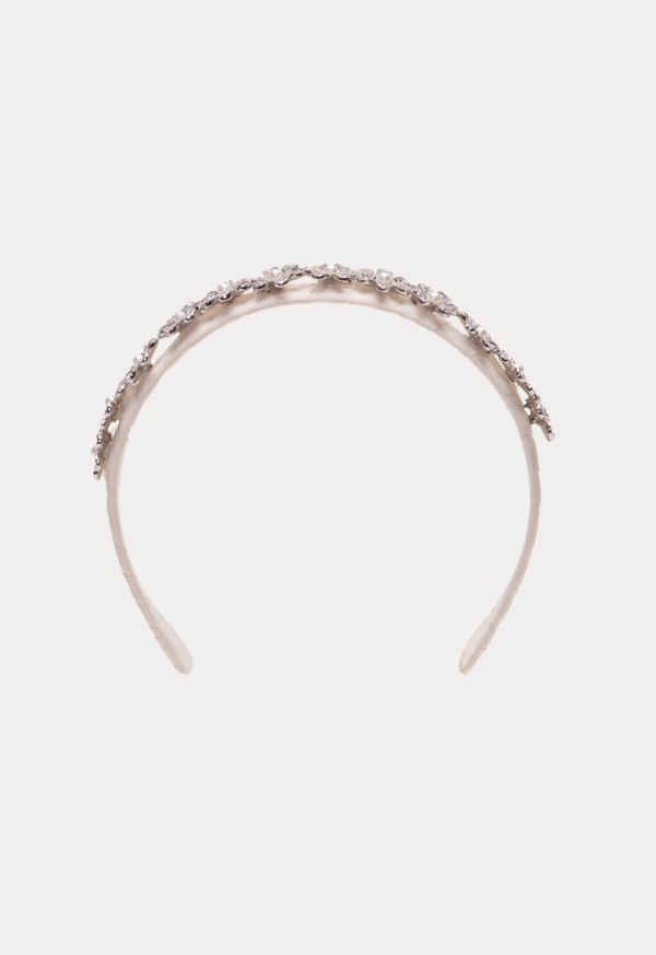 Pearl Rhinestone Flower Alloy headband -Sale