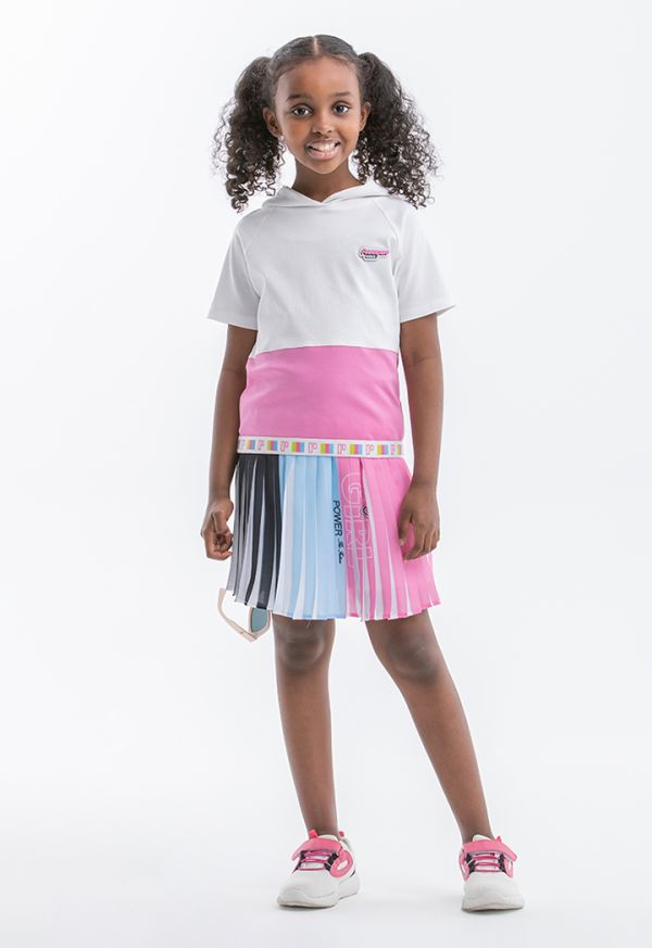 Powerpuff Girls Colorful Pleated Skirt Sale
