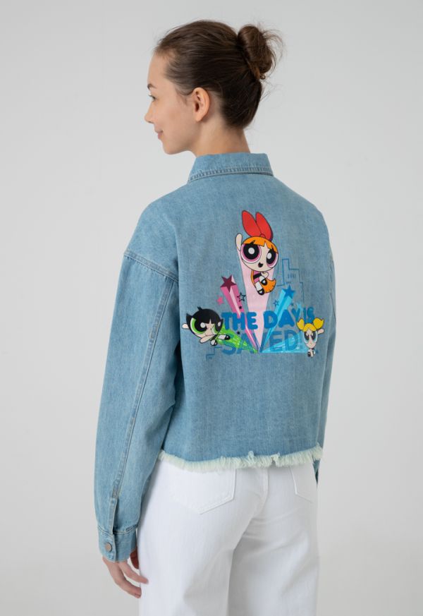 Girls denim jacket sale 2025