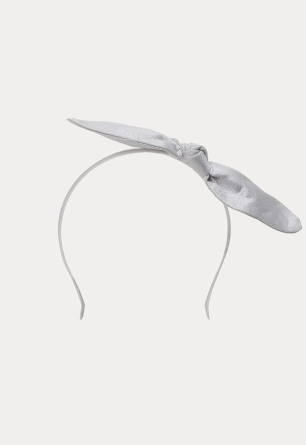 Lurex Bow Knotted Slim Headband -Sale