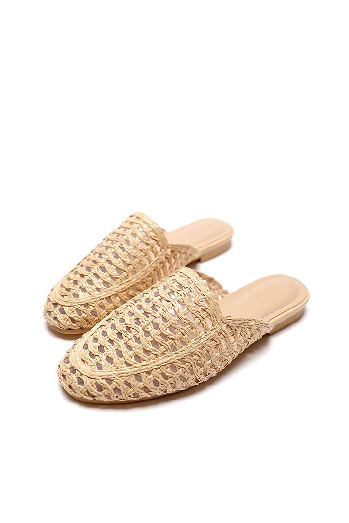 Wave Basket Weave Mules Sandals Sale