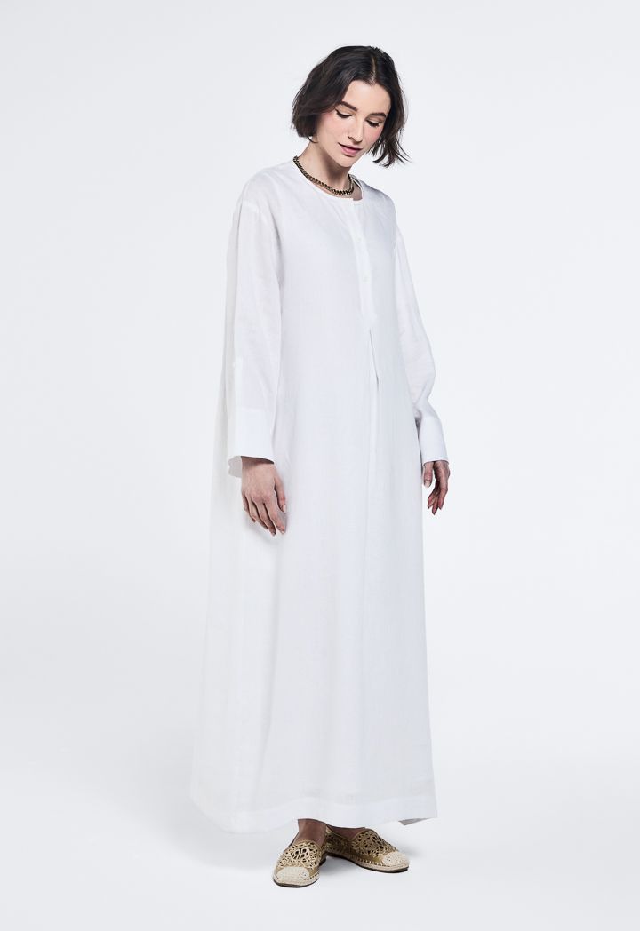 Basic Loose Fit Solid Dress