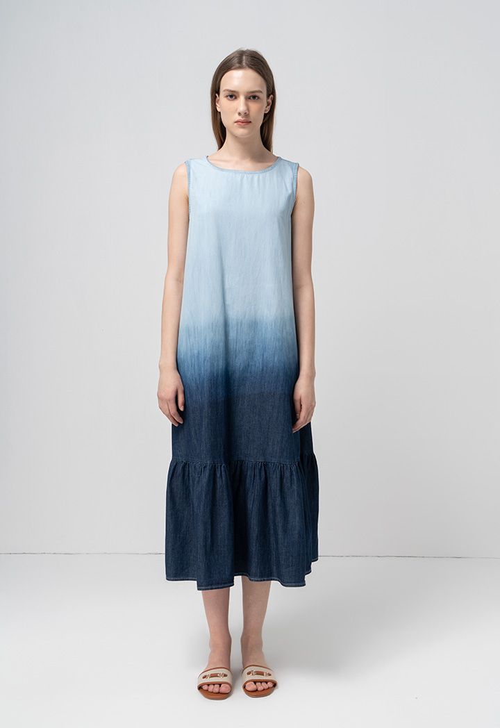 Maxi jean dress sale