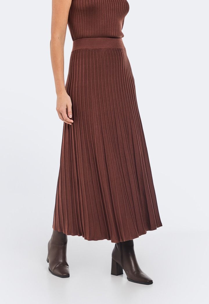 Maxi skirt ribbed shop