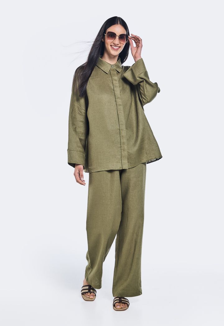 Long Kimono Sleeves Shirt