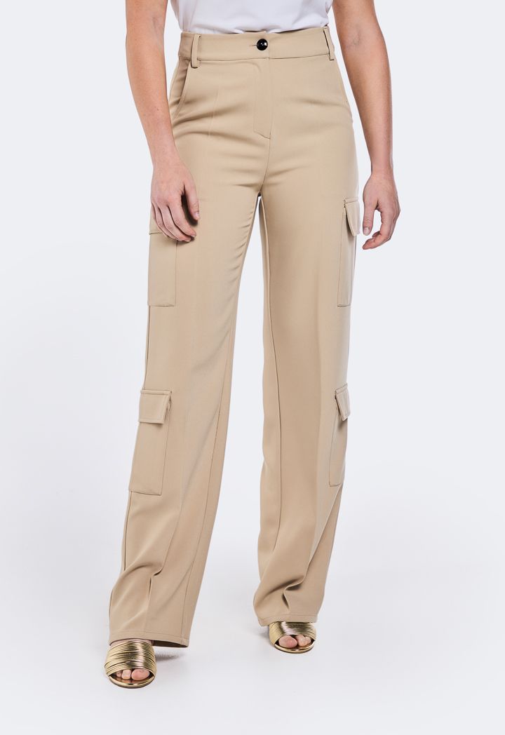 Straight cut cargo pants discount