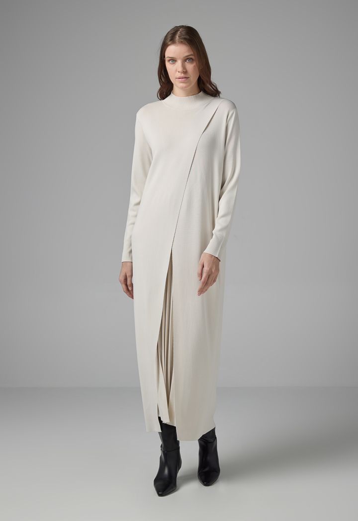 Knitted Wrap Dress Combo 2PCS