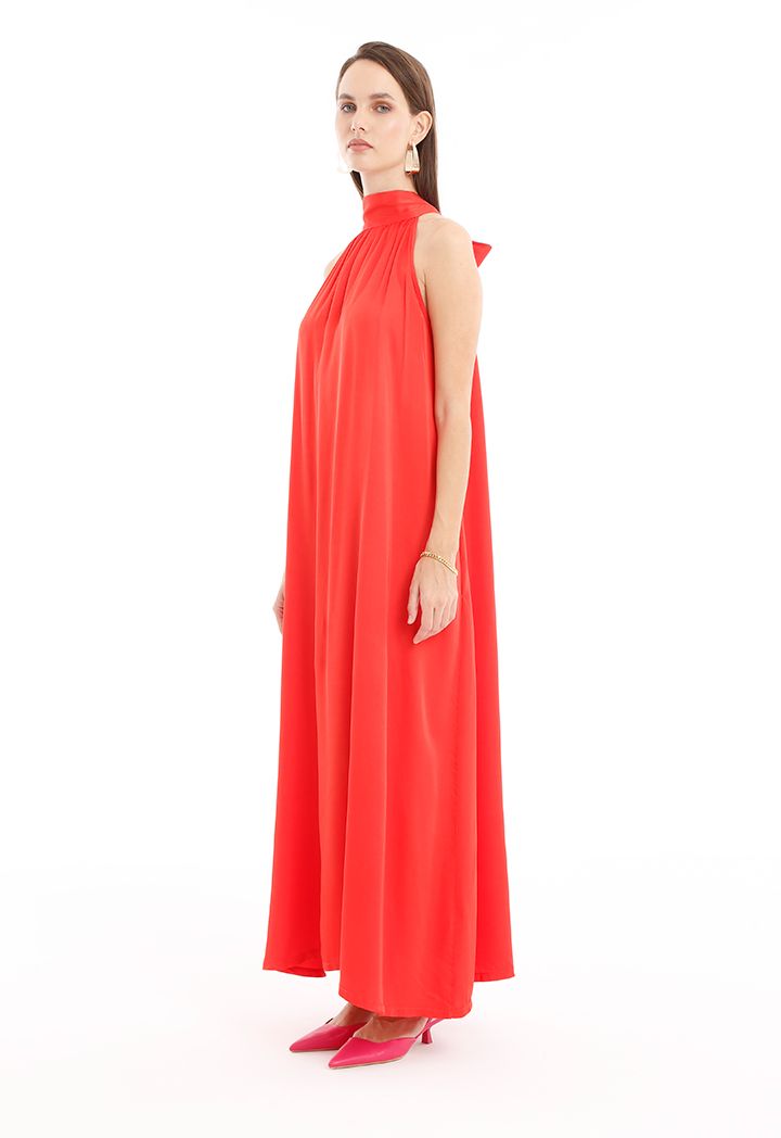 Halter Top Solid Maxi Dress Sale