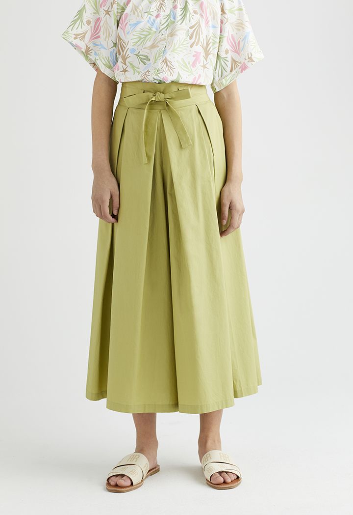 Box pleated palazzo shop