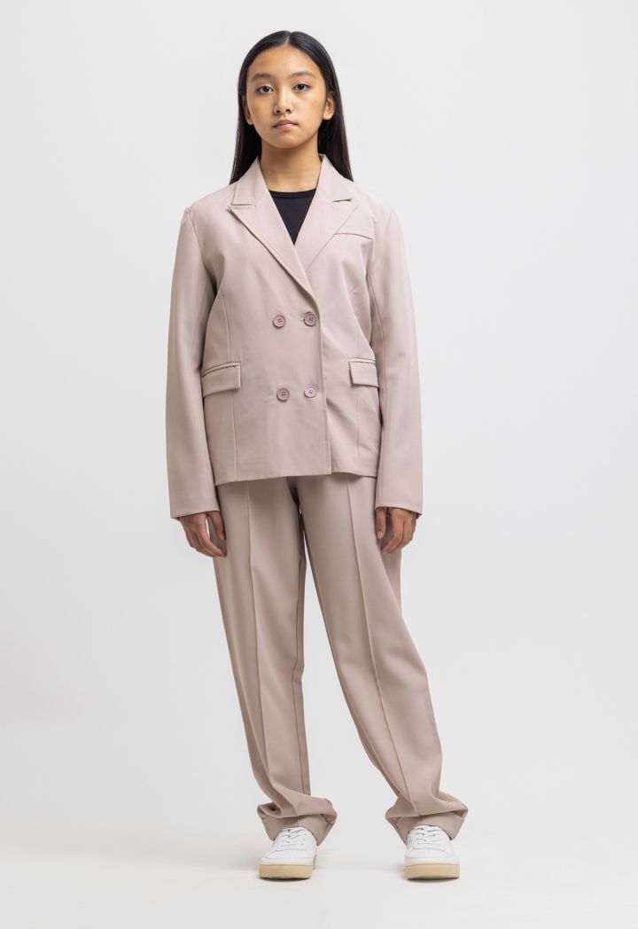 Double Breasted Notch Lapel Blazer Co Ords Sale