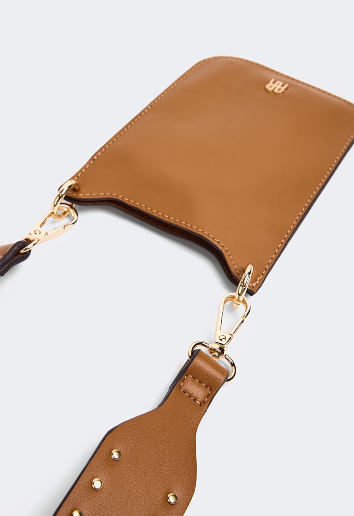 Studded leather crossbody bag store