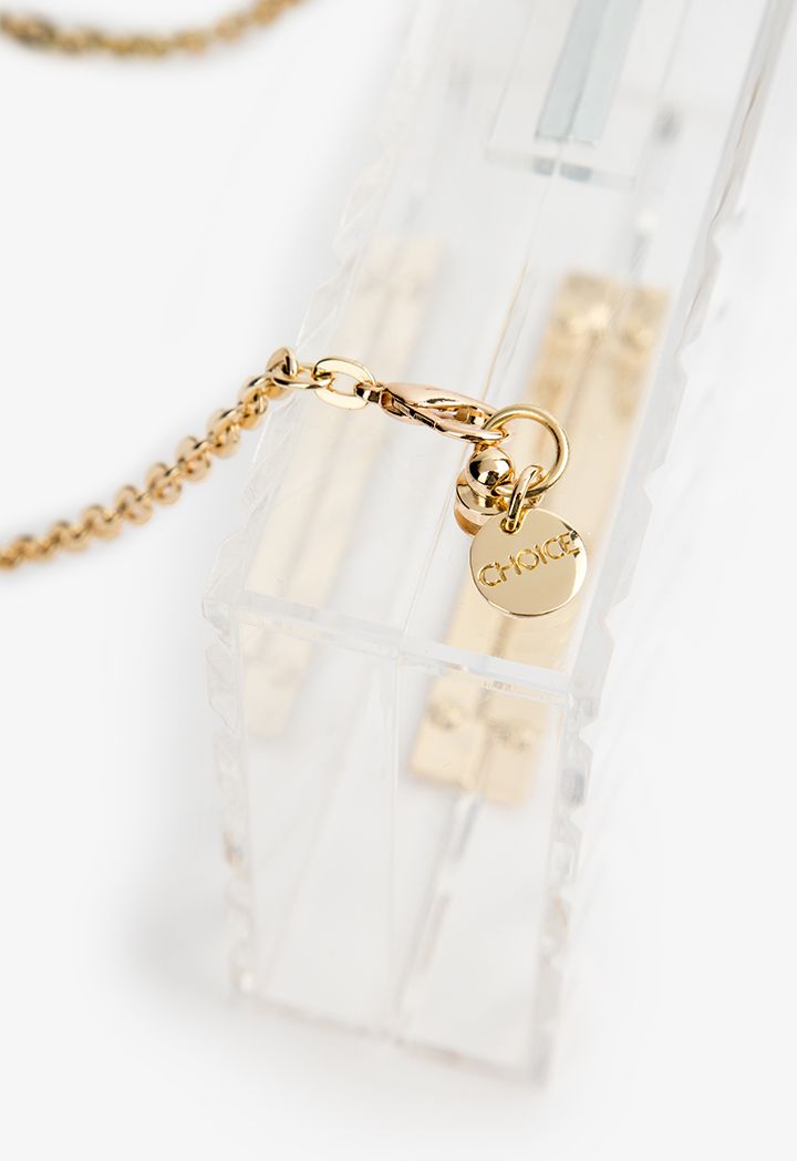 Asos clear bag top
