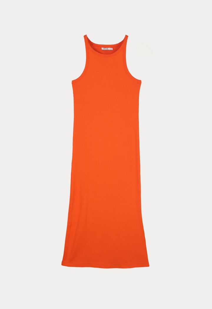 Round Neck Knitted Shift Dress Sale