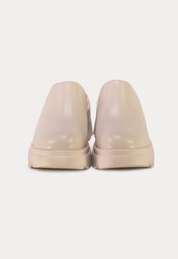 Chunky heel mule hot sale