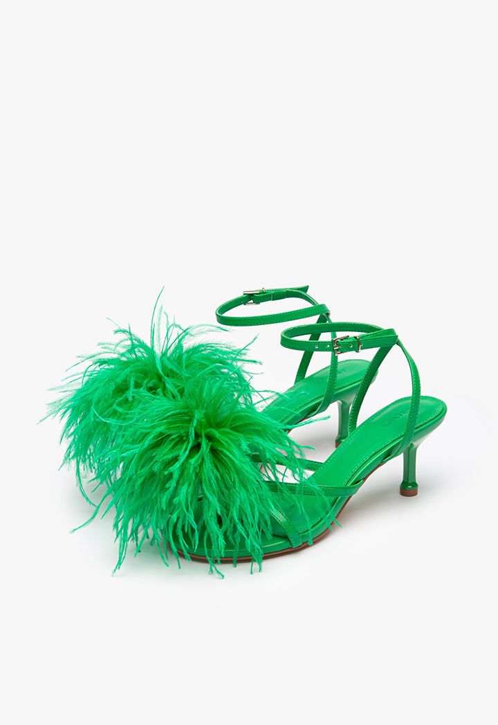 Feather stilettos on sale