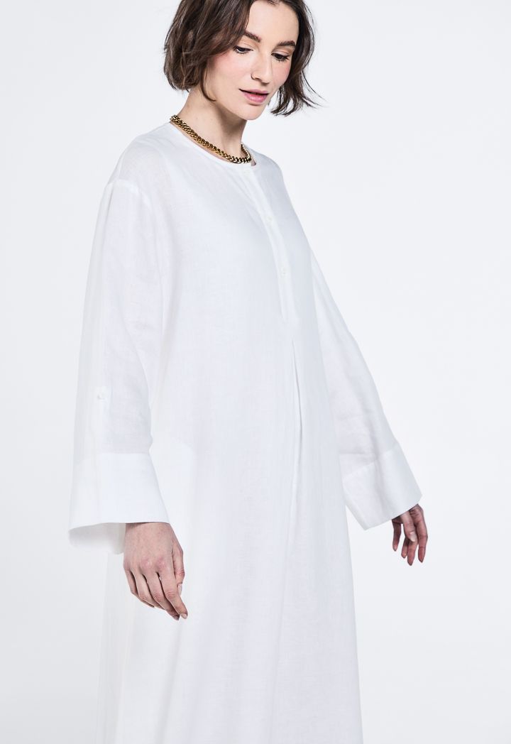 Basic Loose Fit Solid Dress