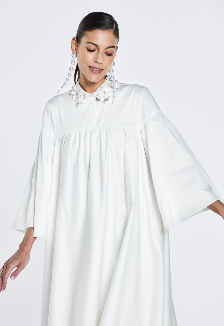 Crystal And Pearl Embellished Dress