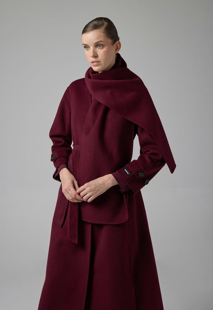 Multicolor wool coat clearance