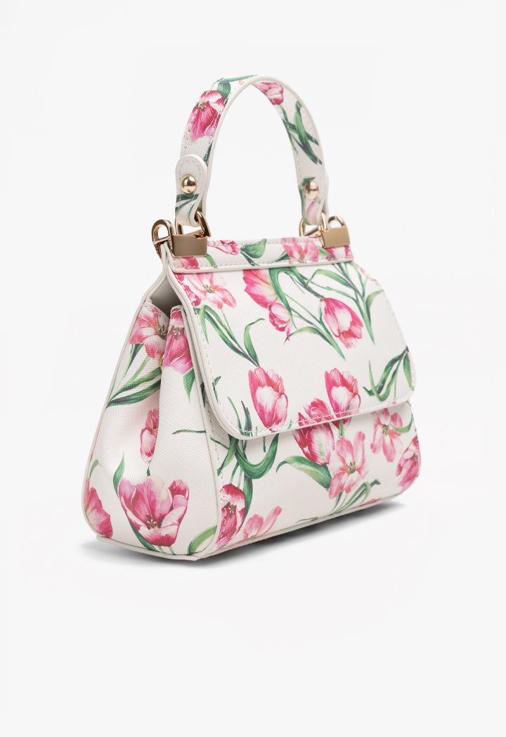 Vibrant Floral Handbag