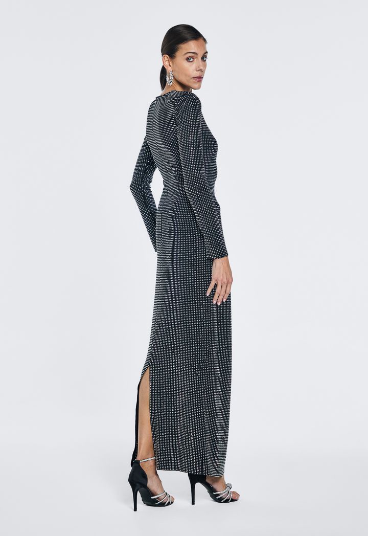 Embellished bodycon clearance