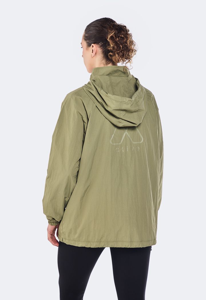 Khaki pullover jacket 2025