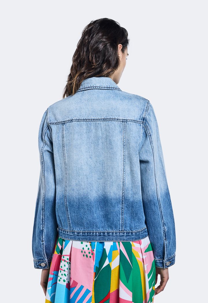 Ombre Denim Jacket