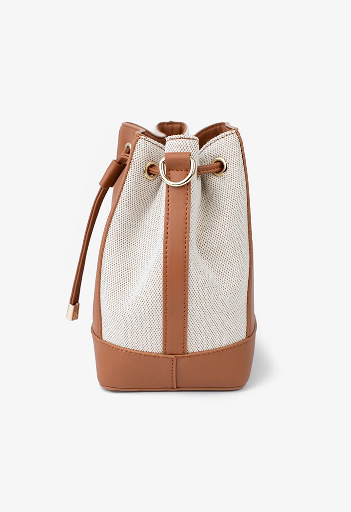 Drawstring Bucket Crossbody Bag