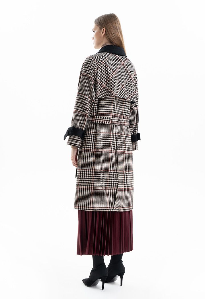 Houndstooth winter coat outlet