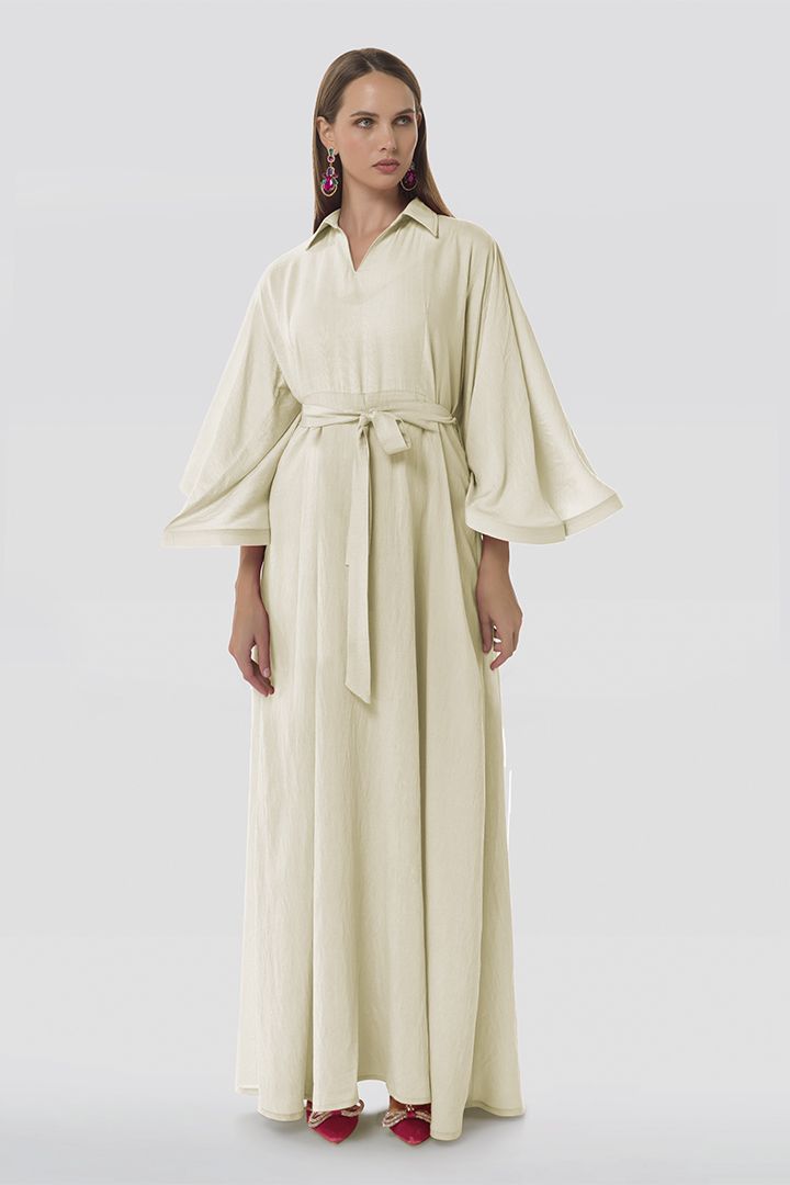 Flared Butterfly Sleeves Maxi Dress Sale