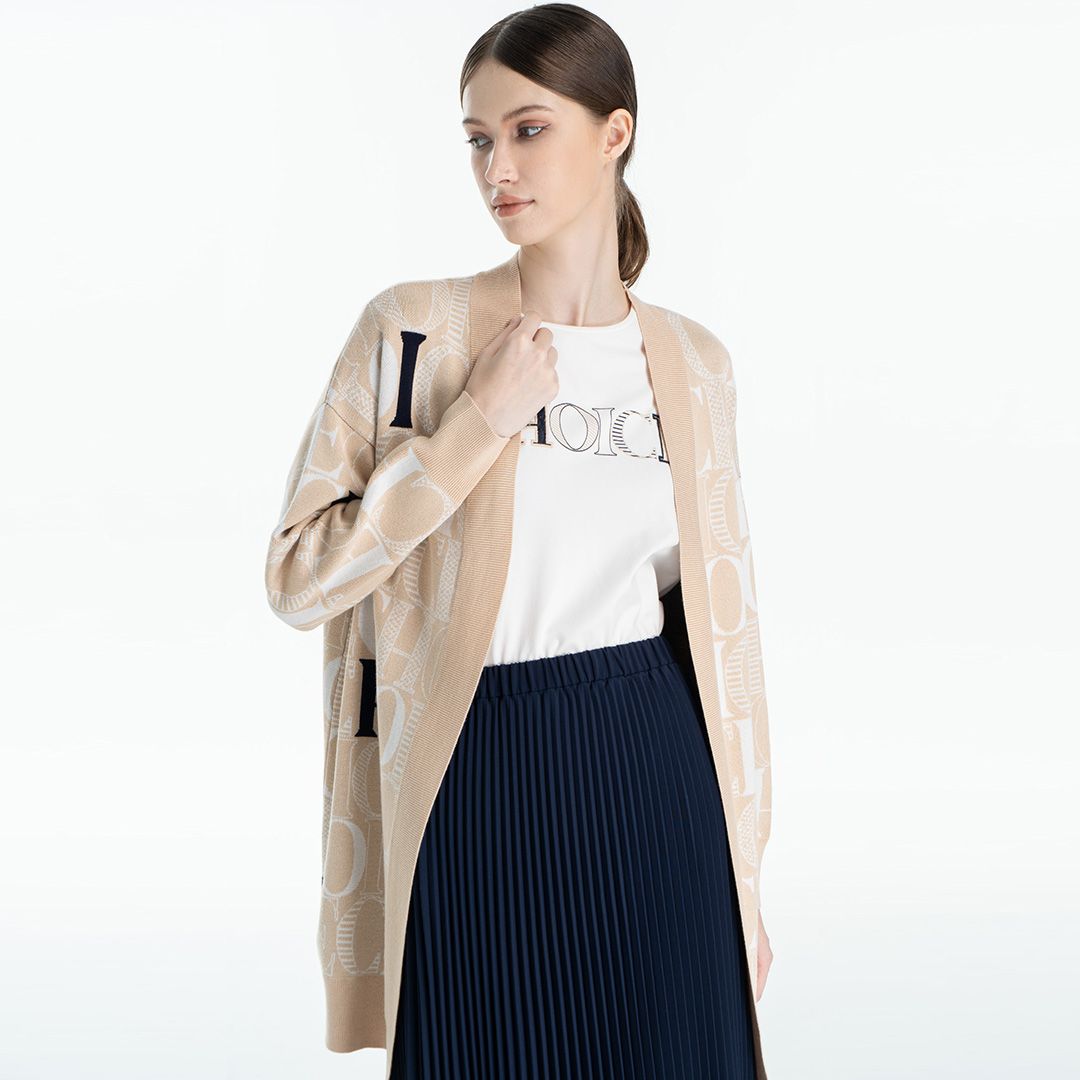 Choice Printed Open Winter Cardigan Sale