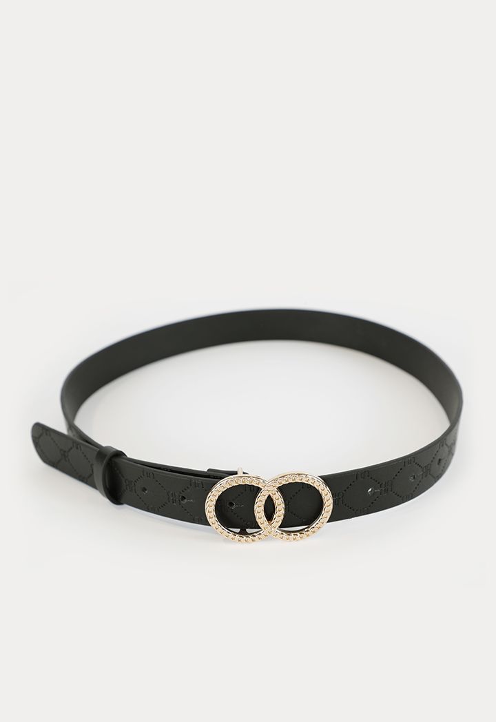 Engravable belt buckle clearance