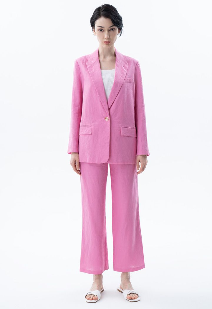 Linen blazer sale outlet