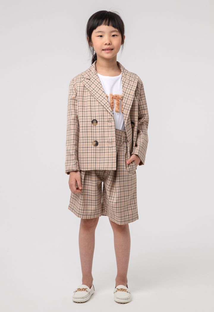 Kids plaid blazer store