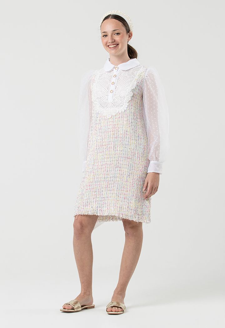 Tweed dress sale outlet