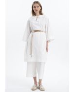 All Over Schiffli Solid Culottes  -Sale