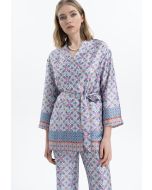 Ethnic Printed Outer Jacket -Sale
