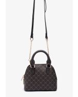 Textured Printed Leather Hand Bag -Sale