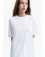 Solid Round Neck T-Shirt -Sale