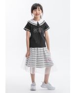 Powerpuff Girls Striped Net Skirt -Sale