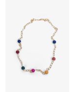 Vibrant Beaded Long Necklace